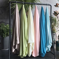 Nhập khẩu Lanjing Tiansi mùa hè duy nhất sản phẩm đồng bằng màu sắc đơn giản giường lụa, bảo vệ bìa khỏa thân ngủ có thể được máy rửa mềm Mua ga phủ giường