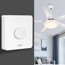 Поворотный светорегулятор 【调速开关】86型明装吊扇调速器220v鼓风机控制器通用电风扇旋钮