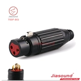 Jiasound Carson Head Gong Moth Head Three Core Capitals Сварная баланс XLR Capital Line Audio Plug