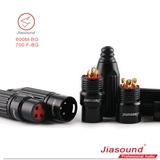 Jiasound Carson Head Gong Moth Head Three Core Capitals Сварная баланс XLR Capital Line Audio Plug