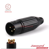 Jiasound Carson Head Gong Moth Head Three Core Capitals Сварная баланс XLR Capital Line Audio Plug