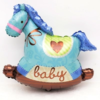 Маленькая домашняя голубая лошадь