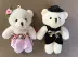 Kim cương couple wedding gấu phim hoạt hình bó hoa vật liệu đóng gói gấu con búp bê vải sang trọng đồ chơi khuyến mãi sản phẩm mới gaubong Đồ chơi mềm