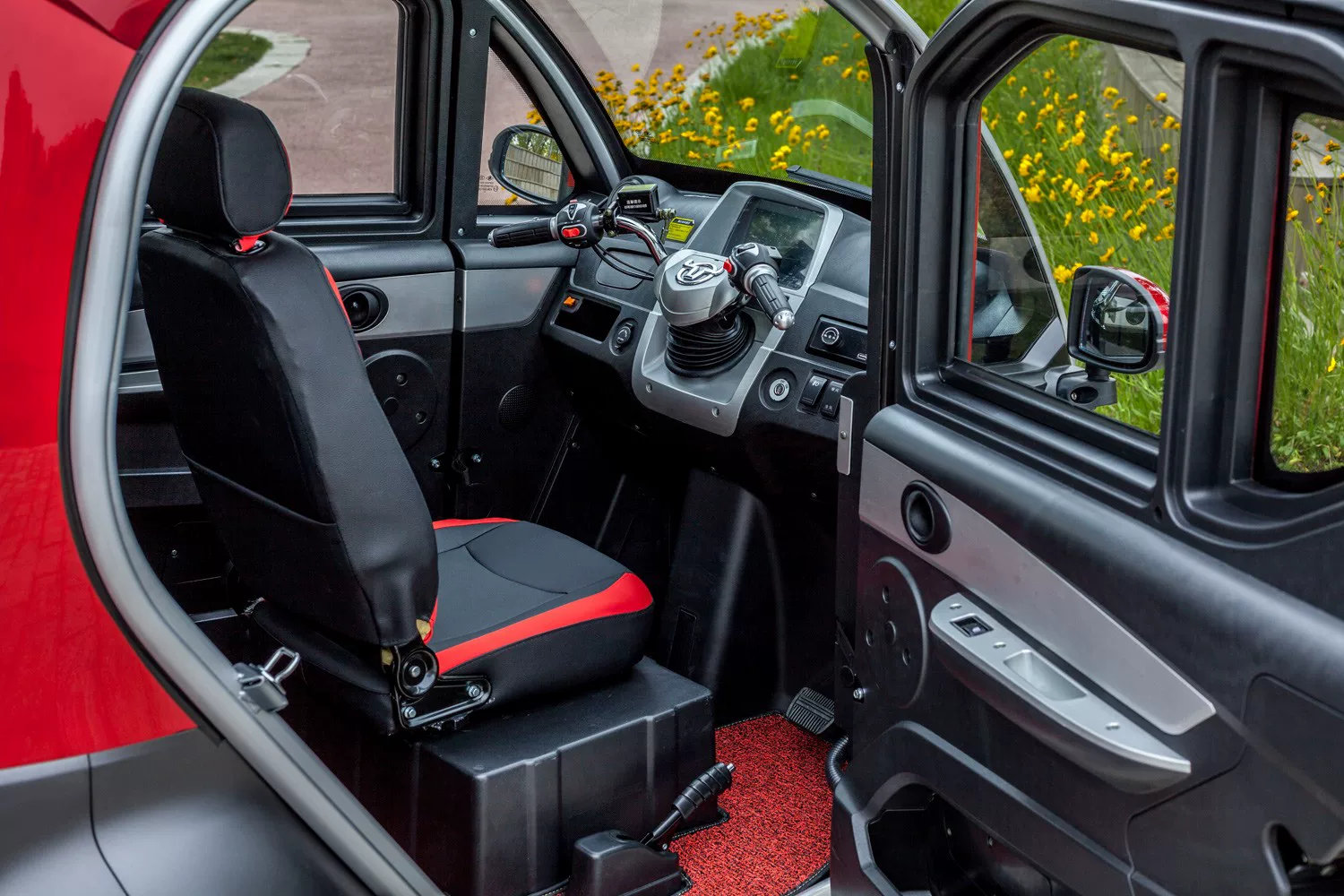 Q3 Новый Энерго Стандарт Полное закрытие и Pick up Детские боковые батарея электрические трехколёсные