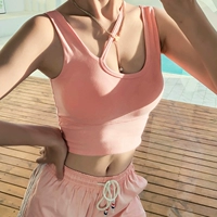 Đồ lót thể thao nữ mùa hè chống sốc tập hợp các bộ sưu tập rập khuôn Phó sữa làm đẹp kiểu vest chạy trên áo ngực thể dục áo thun gym