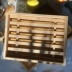 tre Nhật pallet gỗ khay gỗ hình chữ nhật khay gỗ khay trà khay tre pallet gỗ tấm bánh mì tấm nướng Khay gỗ