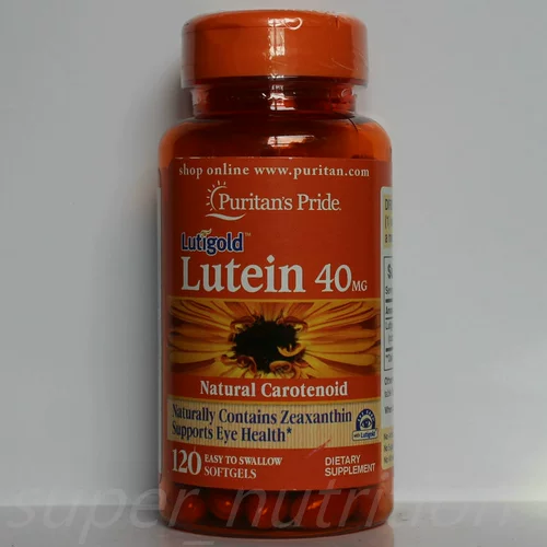 Американская пуританская лютеина лютеин мягкая капсула 40 мг120 зерно усталостного