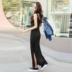 Vest dài váy nữ mùa hè chẻ đôi 2019 phiên bản Hàn Quốc của váy rộng có tay không chạm đáy váy dài dây váy - Sản phẩm HOT Sản phẩm HOT