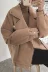 Áo khoác len nữ tay dài 2018 thu đông 2018 phiên bản mới của Hàn Quốc diện áo khoác lửng mỏng bó cổ sinh mẫu áo dạ đẹp Áo Hàn Quốc