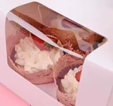 Белая портативная упаковка, подарочная коробка, 4 ячеек