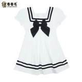 Форма для школьников, комплект подходит для мужчин и женщин, военно-морское летнее платье для детского сада, детская одежда, короткий рукав
