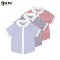 Летняя рубашка для мальчиков для детского сада, форма для школьников