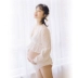 362 phụ nữ mang thai cho thuê quần áo ảnh trắng nhỏ Nhật Bản chủ đề studio ảnh gợi cảm quần áo chụp ảnh riêng tư - Áo thai sản