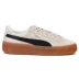 Puma Suede Platform Rihanna White Brown Giày đế dày có đế dày 363559-01 - Dép / giày thường Dép / giày thường
