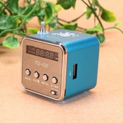 Thẻ di động loa đài U đĩa mini âm thanh nổi điện thoại di động mp3 bên ngoài loa nhỏ loa thép nhỏ - Trình phát TV thông minh