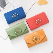 Handmade da bò sáng tạo dung lượng lớn túi khóa nữ đa chức năng nhà cặp vợ chồng Phiên bản Hàn Quốc của túi lưu trữ chìa khóa mèo dễ thương - Trường hợp chính