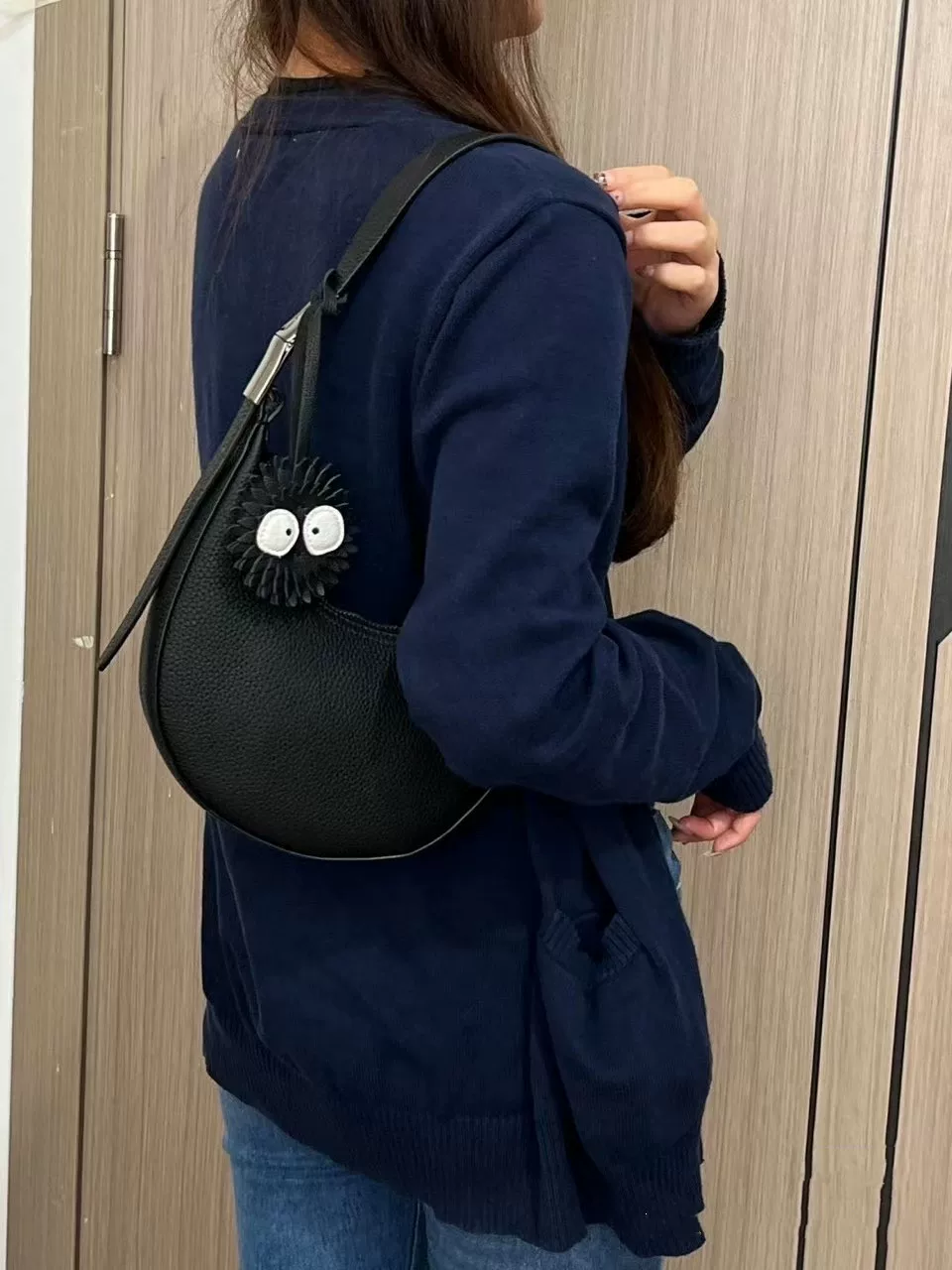 Французская оригинальная LONGCHAMP изящная женская сумка новая подмышечная полоса полумесяца сумка дракон bucket bag плечевой mesen -плечевая сумка
