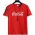 áo polo tay dài Áo thun ngắn tay Coca Cola Đầm cặp đôi Coca Cola màu đỏ cotton học sinh thương hiệu hợp thời trang quần áo sáng tạo vui nhộn polo nam Polo