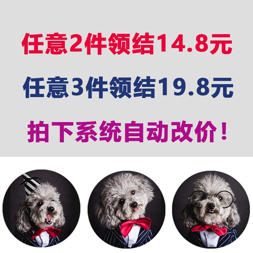 Педань собака кот галстук с бабочкой красные украшения маленькие собачья свадебная джентльмен галстук Тедди Бибар Медведь Ювелирные изделия