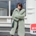 Áo khoác lông nữ 2018 mới mùa đông dài phần mùa đông mỏng lông dày lông cừu lỏng