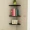 Góc tủ sách đơn giản kệ tam giác hình quạt kệ phòng khách phòng ngủ trang trí vách ngăn treo tường miễn phí - Kệ giá để đồ