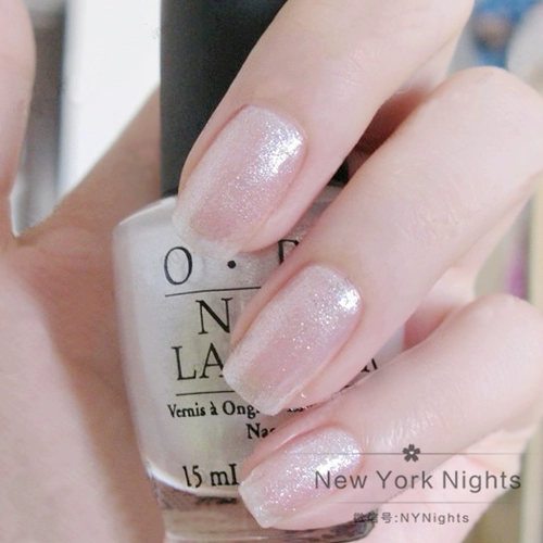 OPI, оригинальный импортный белый элегантный лак для ногтей, США, 36, долговременный эффект