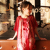 Lavensey Levin 禧 quần áo trẻ em 2018 mùa hè mới cô gái retro váy ren bướm tay áo đầm Váy