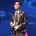 Li Yifeng với bộ quần áo nam boy xe máy da nam phiên bản Hàn Quốc của chiếc áo khoác da tự tu PU