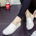 Ma Yiluo Luo tháng sáu với bộ đôi giày của phụ nữ đôi giày lười mà không cần kiểm tra đầu vào đại học kim loại mà không có giày vải ren phẳng giày lười Plimsolls