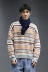 Macheda mùa thu và mùa đông gió quốc gia áo len cổ tròn nam thanh niên áo thun retro Nhật Bản lỏng áo len dày Kéo qua
