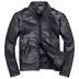 Da Da Nam Cổ áo mỏng Lớp đầu tiên Da tinh khiết Harley Motorcycle Áo khoác da Tough Guy Cycling Suit Pickup Jacket - Quần áo lông thú