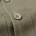 Cotton rửa cát nam trung niên của nam giới bông áo giản dị kích thước lớn áo khoác trung niên ve áo mùa xuân áo khoác Áo khoác
