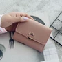 2018 xu hướng thời trang mới Châu Âu và Mỹ phong cách nữ ví ngắn sinh viên cá tính nhỏ khóa kim loại buckle wallet ví nam