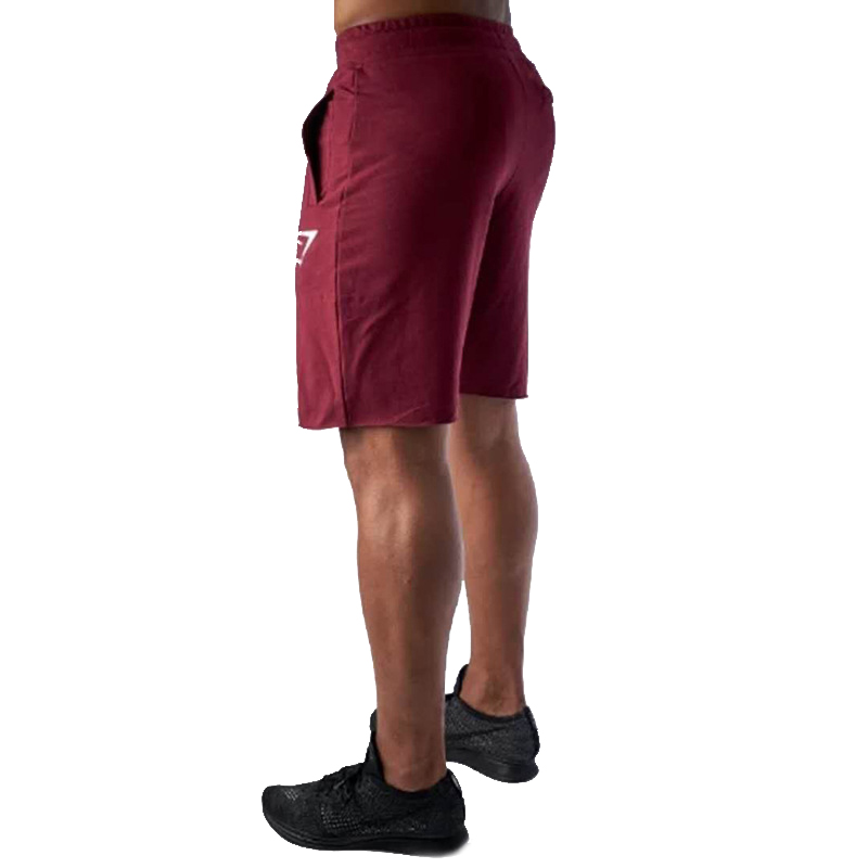 红色肌肉兄弟新品男士运动短裤跑步健身速干休闲五分裤薄款宽松篮球裤