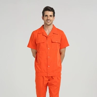 Оранжевый, короткий рукав