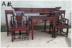 Căn hộ nhỏ Zhongtang bốn mảnh gỗ rắn bàn vuông nhỏ Taishi ghế quầy bar bàn sáu bộ đồ nội thất cổ Elm Ming và Qing - Bàn / Bàn bàn gỗ uống trà Bàn / Bàn