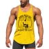 Bodybuilder Schwarzenegger Cơ Bắp Tập Thể Dục Brothers Thể Thao Chuyên Nghiệp Vest Nam Hurdle Cotton Loose Sling