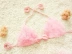 Photo Studio Nhiếp ảnh Em bé Em bé Đầm ren Đồ bơi Violet Bộ bikini 3 mảnh - Đồ bơi trẻ em