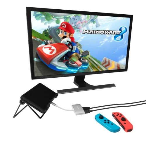 Nintendo NS Switch Menglebao Portable Mini Base Dock Video Converter HDMI поддерживает 5.0