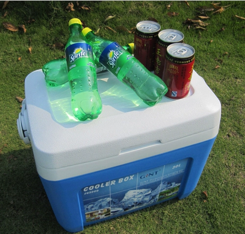 30L Shengjia холодная и горячая коробка для осмотра вынос Diaoyu Фаст -фуд охлажденная охлаждаемая коробка Пересечание из бочки с бочкой сосновой коробка