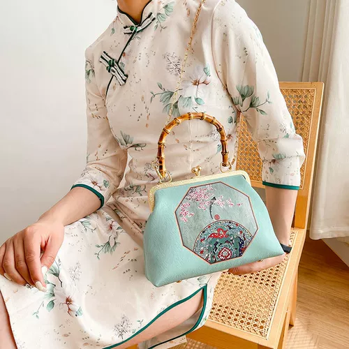 Ципао для матери, сумка через плечо, ретро портативное универсальное ханьфу, китайский стиль, подарок на день рождения