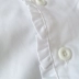 Áo sơ mi trắng nữ dài tay bên cổ áo mùa thu và mùa đông trẻ em áo trắng trong bộ đồng phục học sinh tiểu học lớn