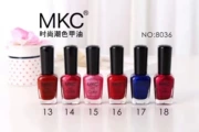 MKC Nail Polish Sản Phẩm Làm Móng Tay Lớn Màu Đỏ Bí Ngô Màu Nude Màu Rượu Vang Đỏ Trong Suốt Màu Đen Kéo Dài Thân Thiện Với Môi Trường Không độc hại