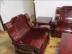 Ghế gỗ rắn ghế loại ghế sofa đồ gỗ vững chắc 3 + 2 + 1 mát ghế + cặp đôi vuông + bàn cà phê cung cấp ghế sofa giá rẻ Cái ghế