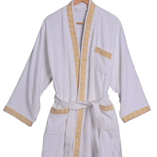 Хлопковый мягкий банный халат, увеличенная толщина, с вышивкой, оптовые продажи