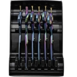 Ножничные стойки для хранения могут поставить 6 ножниц, чтобы исправить настольные парикмахерские экспорт иностранной торговли.