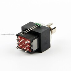 Аксессуары для гитары led带灯效果器脚钉小9脚m带锁脚踏开关