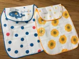 Японское летнее детское полотенце от пота, марлевый детский коврик для младенцев, хлопковый шарф для детского сада