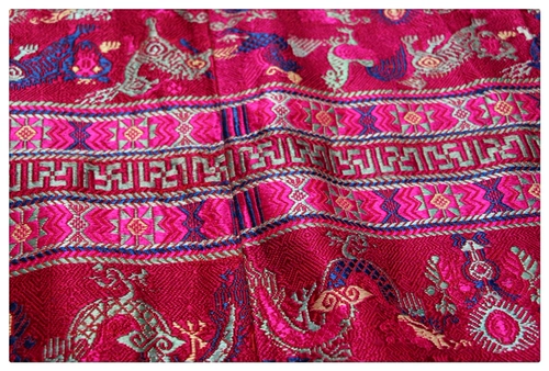 Lu Shuji/Plaving Plaving Owning, красивая вышиваемая вышиваемая пленка Guanxi Maonan Nationality Brocade Carpate C753