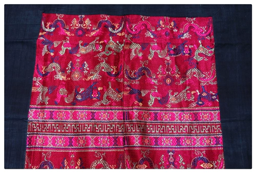 Lu Shuji/Plaving Plaving Owning, красивая вышиваемая вышиваемая пленка Guanxi Maonan Nationality Brocade Carpate C753